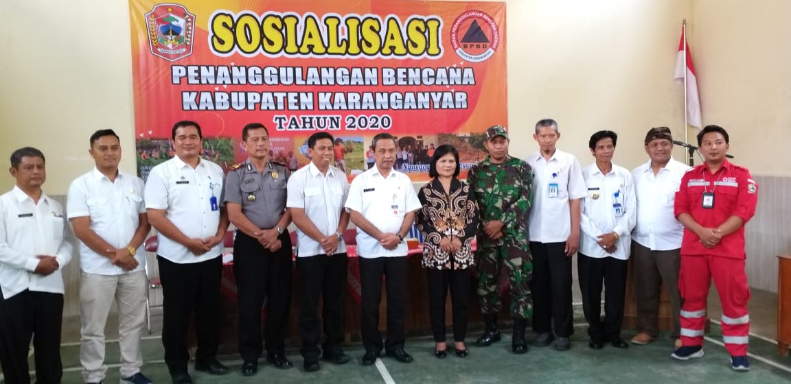 Narasumber Sosialisasi Penanggulangan Bencana Kabupaten Karanganyar Tahun 2020